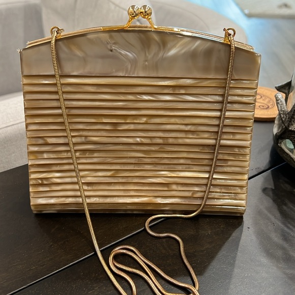 Vintage shell shoulder bag - Picture 5 of 5